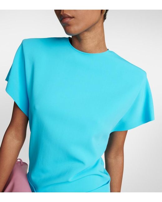 Sportmax Blue Pesi Mini Dress