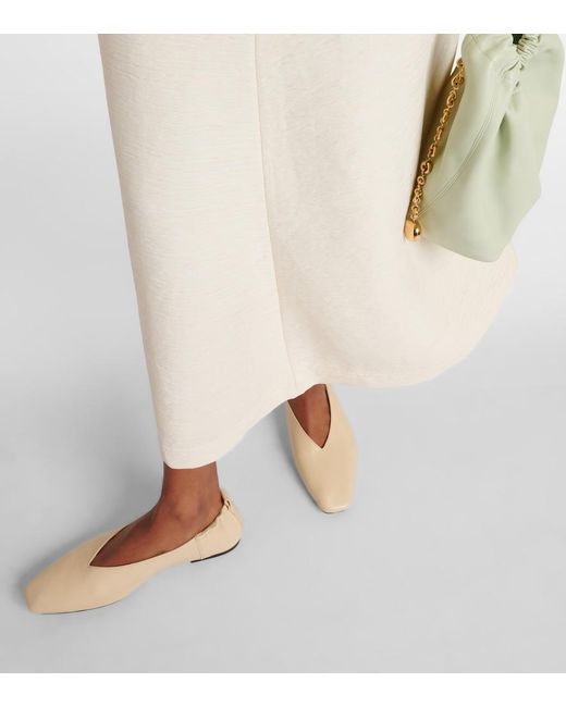 A.Emery Natural Briot Leather Ballet Flats