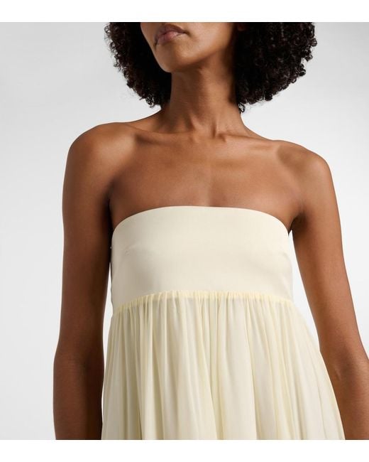 Posse White Solene Sash Maxi Dress
