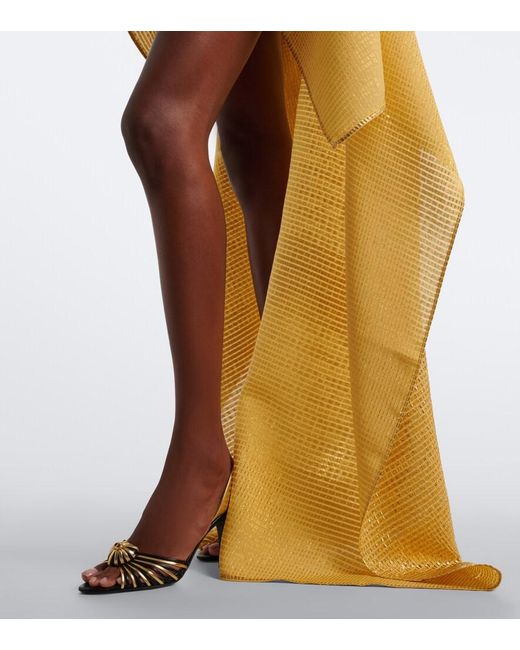 Taller Marmo Yellow Denver Sunrise Fil Coupe Kaftan