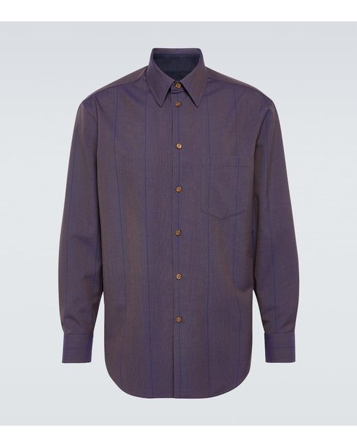 Burberry Hemd aus Wolle in Blue für Herren
