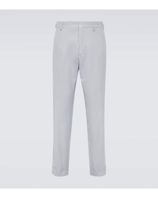 Pantalones chinos Philip de algodon Dries Van Noten de hombre de color Gray