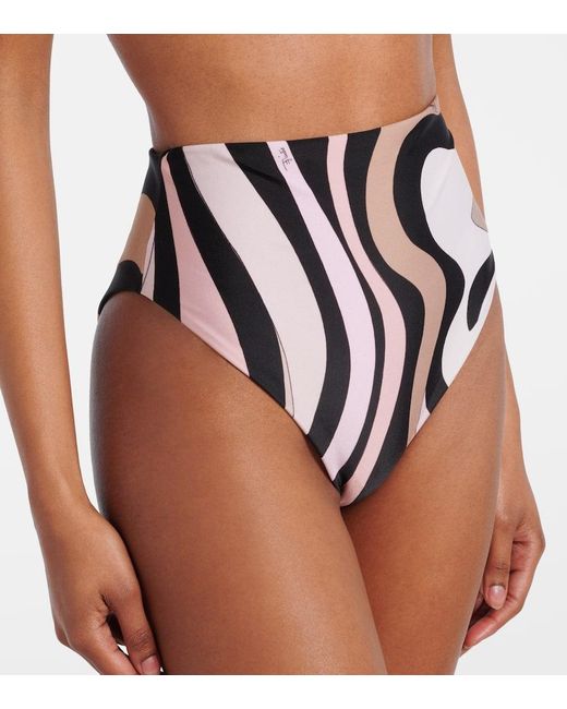 Emilio Pucci Pink Bikini-Hoeschen Marmo