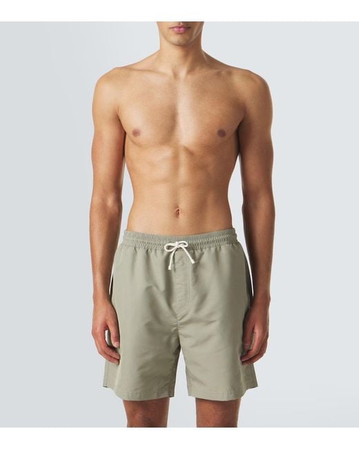 Brunello Cucinelli Natural Swim Trunks for men