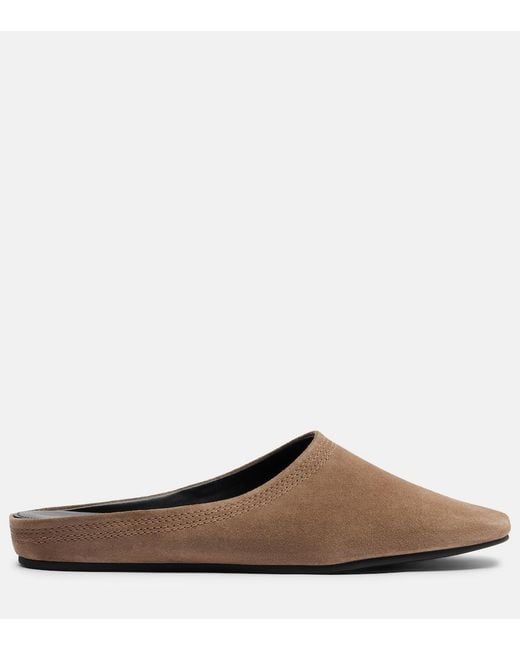 Veronica Beard Brown Narcisa Suede Mules