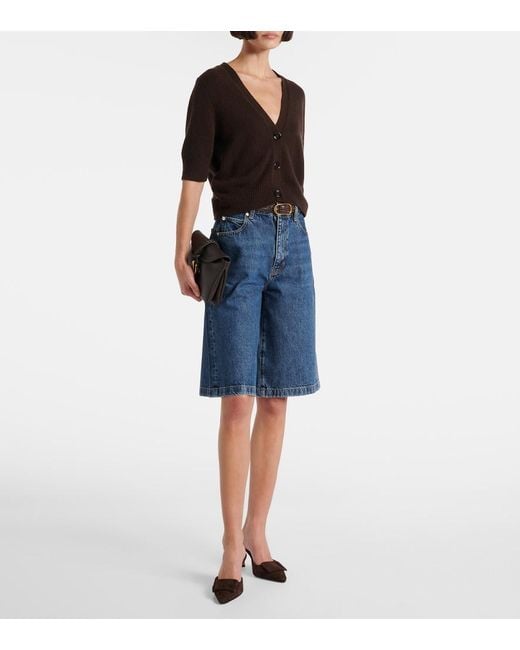 Jardin Des Orangers Black Cashmere Cardigan
