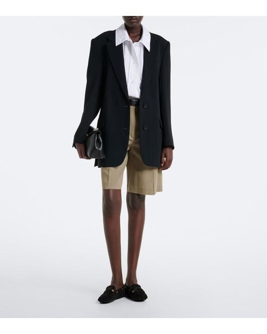 Tod's Black Suede Boat Shoes