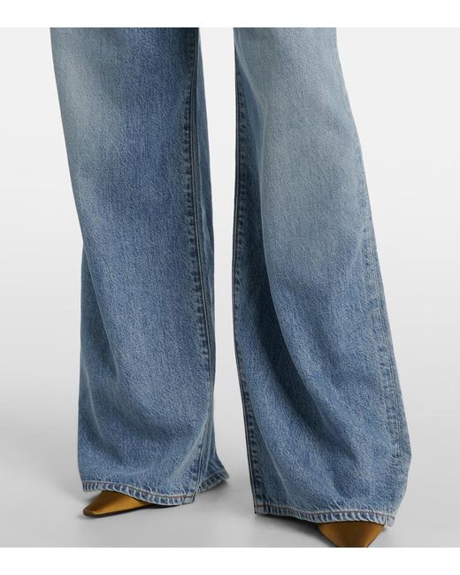 Citizens of Humanity Blue Petra High-Rise Wide-Leg Jeans