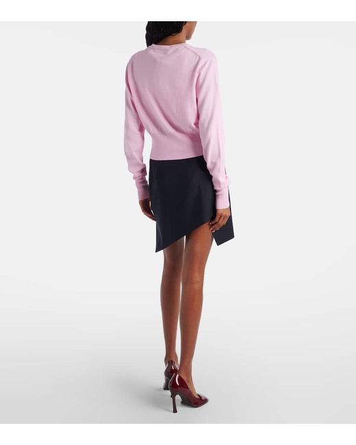 Vivienne Westwood Pink Cardigan Orb Aus Baumwolle Und Kaschmir