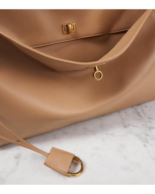 Balenciaga Brown Rodeo Large Leather Shoulder Bag