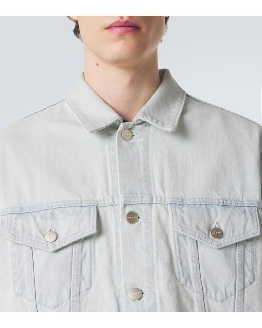 Fear Of God Gray Denim Jacket for men
