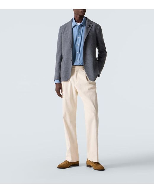 Lardini Blazer Aus Wolle in Gray für Herren