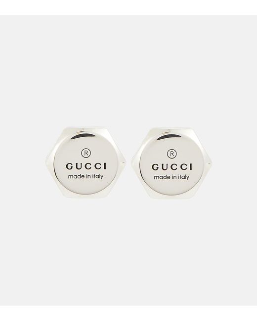 Gucci White Ohrringe aus Sterlingsilber