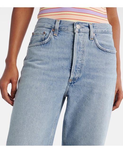 Jean Wide Henson Agolde en coloris Blue