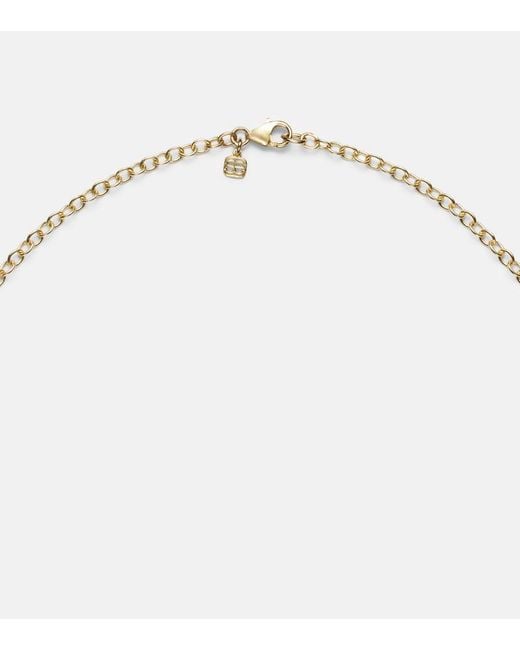 Sydney Evan Metallic Wallpaper Heart 14Kt Pendant Necklace With Diamonds