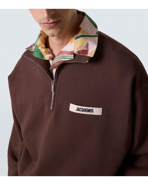Sudadera Gros Grain De Algodon Jacquemus de hombre de color Brown