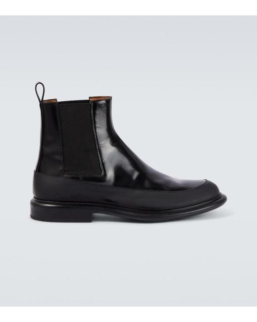Givenchy Black Gent Leather Chelsea Boots for men