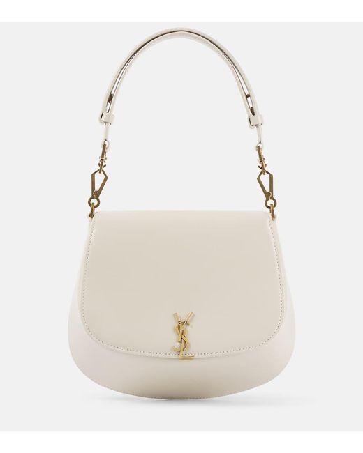 Saint Laurent White Schultertasche Voltaire Aus Leder