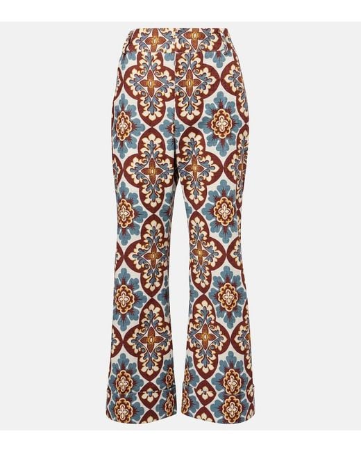 Pantalones Flared Hendrix De Algodon LaDoubleJ de color Multicolor