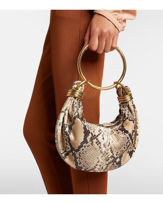 Chloé Metallic Bracelet Small Leather Top-Handle Bag