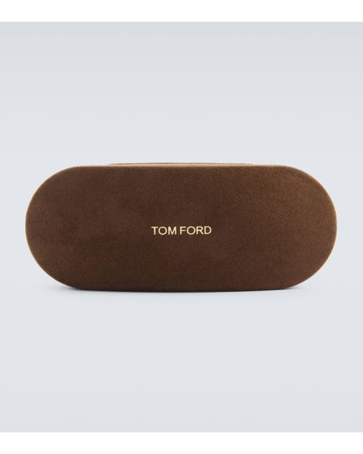 Tom Ford Brown Lewis Round Sunglasses for men