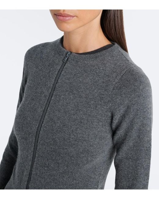 Extreme Cashmere Blue N°494 Tangerine Cashmere-Blend Cardigan