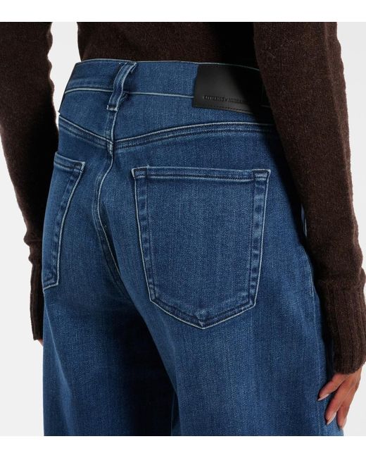 Citizens of Humanity Blue Raven Wide-Leg Jeans