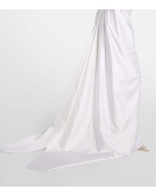 Vivienne Westwood White Bridal Robe Nova Camille Aus Satin