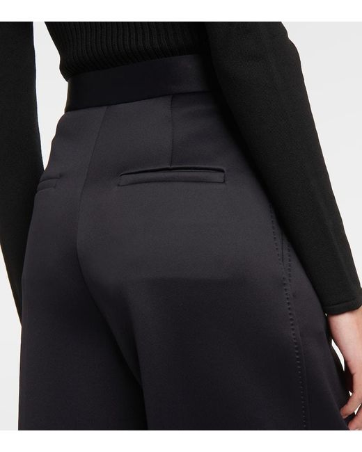 Pantalones anchos Zinnia de jersey Max Mara de color Black