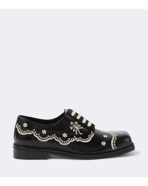 Brogues di Simone Rocha in Black da Uomo