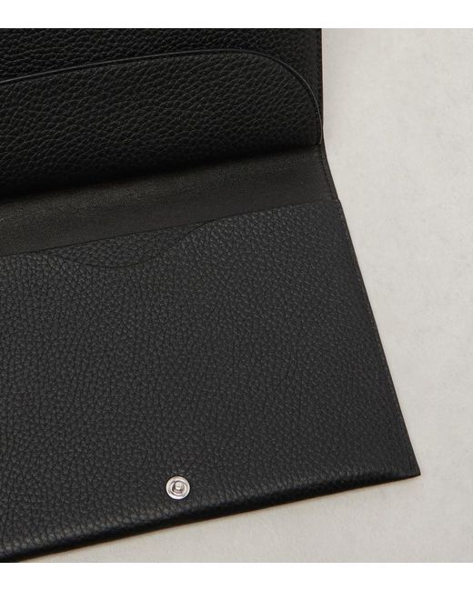 The Row Black Leather Pouch