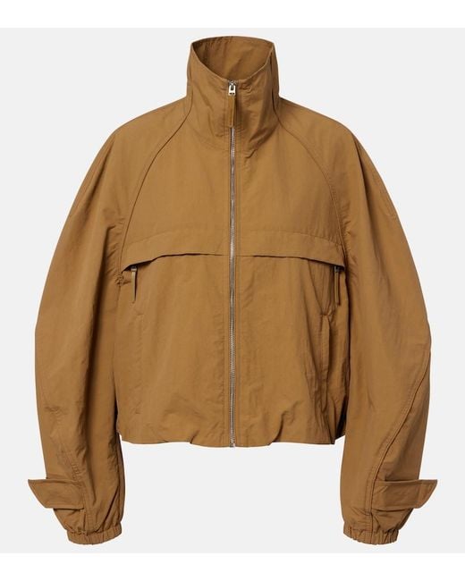 Acne Brown Logo Jacket