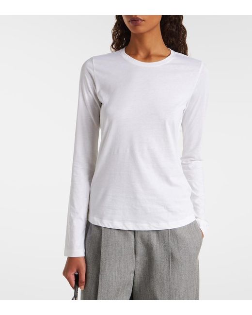 Joseph White Longsleeve Aus Jersey
