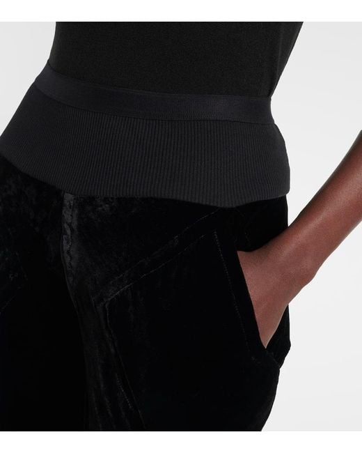 Pantaloni Bias di Rick Owens in Black
