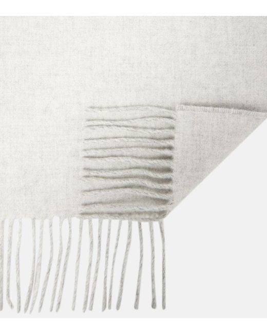 Jacquemus Gray L'Echarpe Virgin Wool Scarf