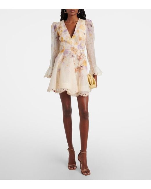 Zimmermann Natural 'Memento Embroidered' Dress