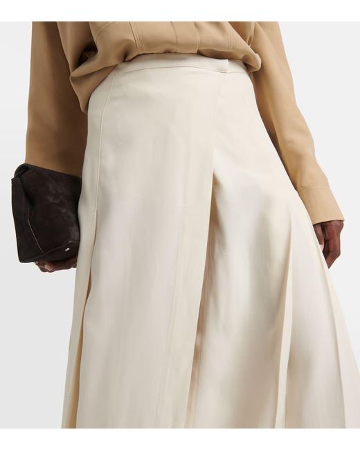 Totême  Natural Maxirock Aus Crepe