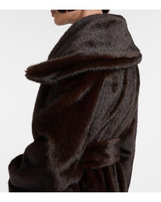 Coperni Black Logo Belted Coat