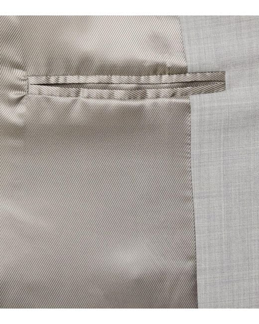 Loewe Gray Wool Blazer for men