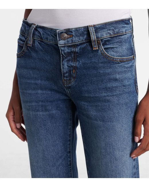 Jeans Bootcut Arrow De Tiro Alto FRAME de color Blue