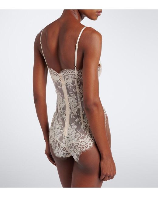 Zimmermann White Lace Bodysuit