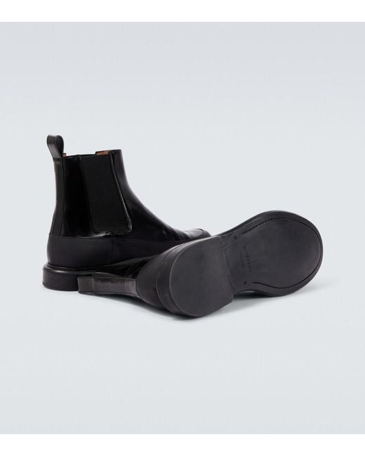Givenchy Black Gent Leather Chelsea Boots for men