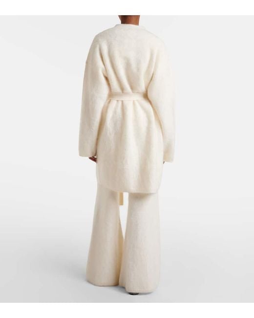 Cardigan Amina De Cachemir Lisa Yang de color White