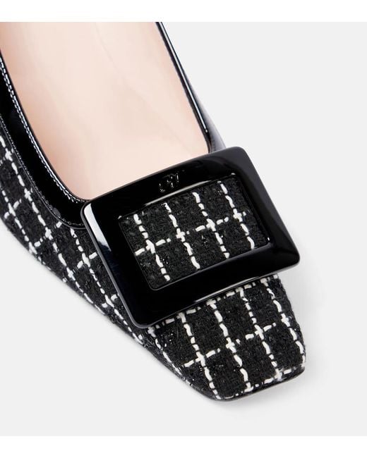 Roger Vivier Black Pumps Belle Vivier 45 Aus Boucle