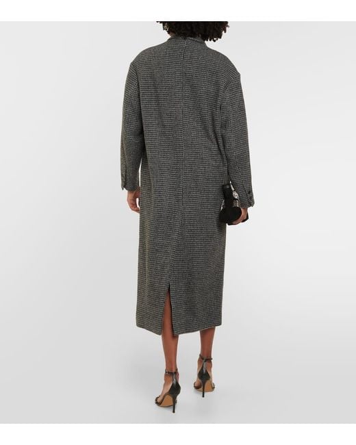 Isabel Marant Black Mantel Sabine Aus Wolle