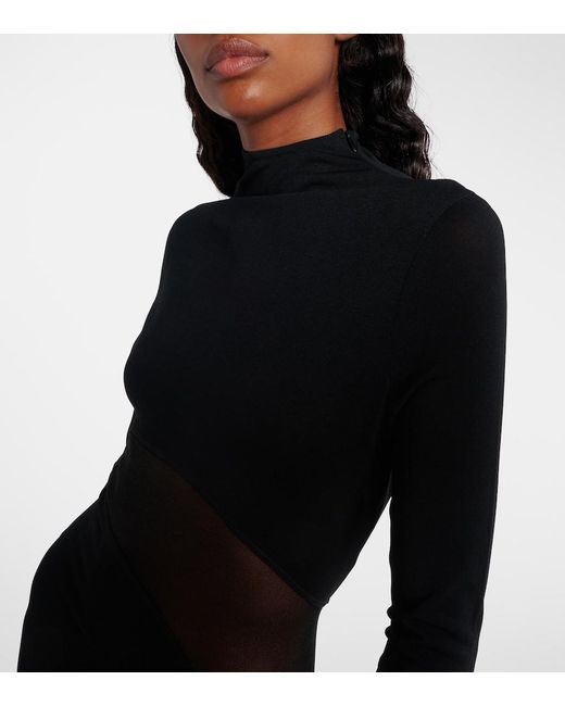 Maxi Dresses Alaïa de color Black