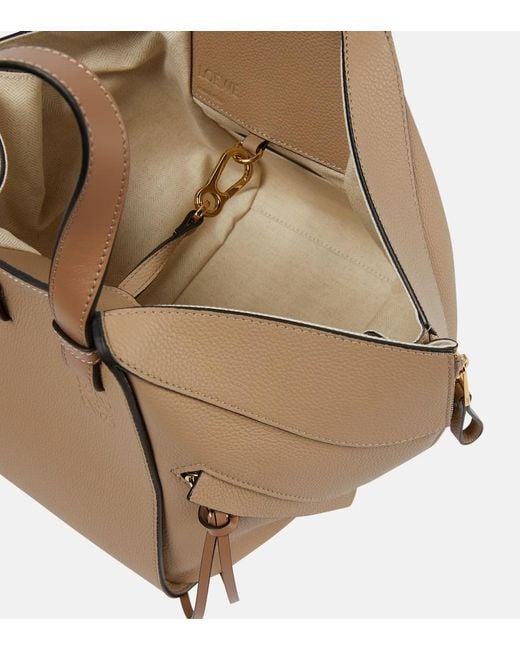 Loewe Brown Hammock Small Leather Shoulder Bag