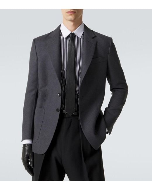 Tom Ford Blue Wool-Blend Cardigan for men
