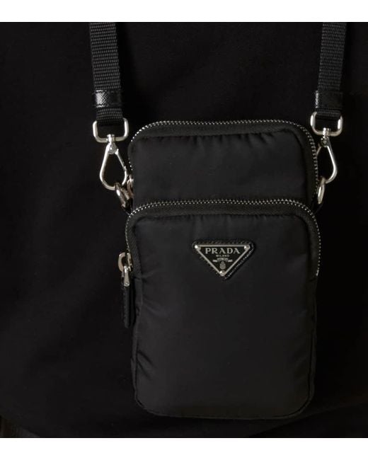 Prada White Bolso Cruzado De Nylon for men
