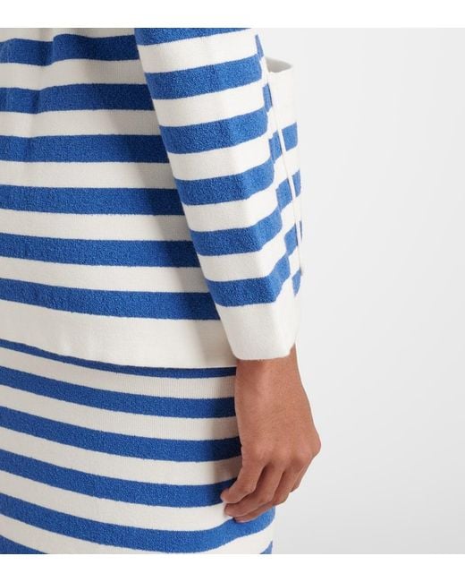 Cardigan Ari A Righe di Posse in Blue